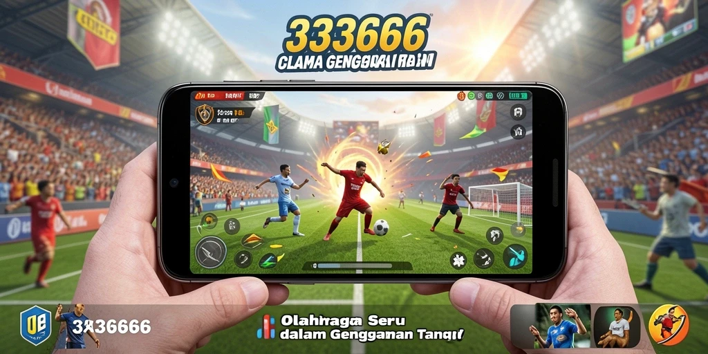 Tampilan seru dari gameplay olahraga di 333666.
