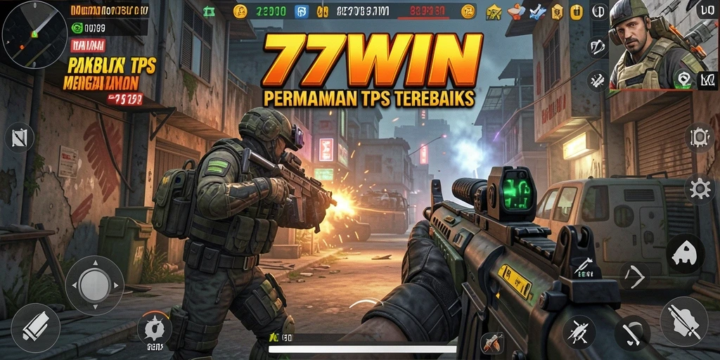 Tangkapan layar gameplay 77WIN yang menunjukkan aksi seru dan strategi dalam TPS.