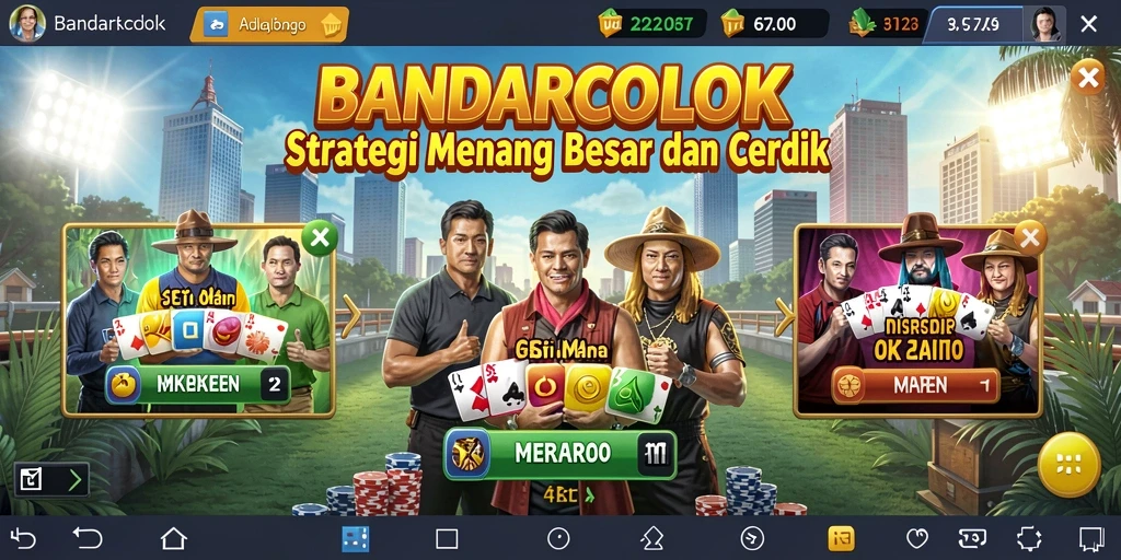 Tampilan gameplay menarik dari BANDARCOLOK dengan elemen strategi yang menantang.