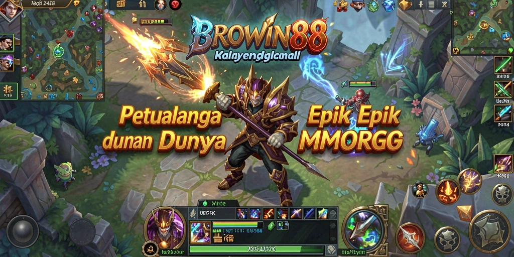 Tampilan gameplay <strong>BROWIN88</strong> yang mendebarkan dalam petualangan MMORPG.