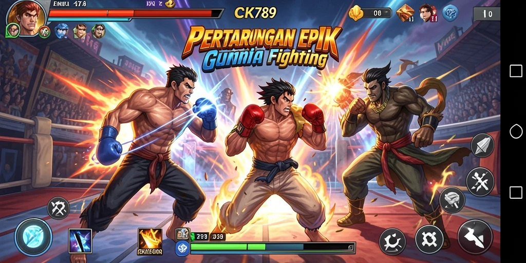 Gameplay CK789 yang menampilkan pertarungan intens dan grafis menawan.