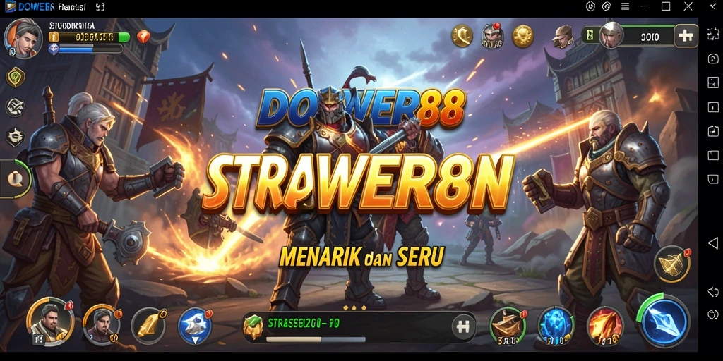 Tampilan gameplay <strong>DOWER88</strong> yang seru dan strategis.