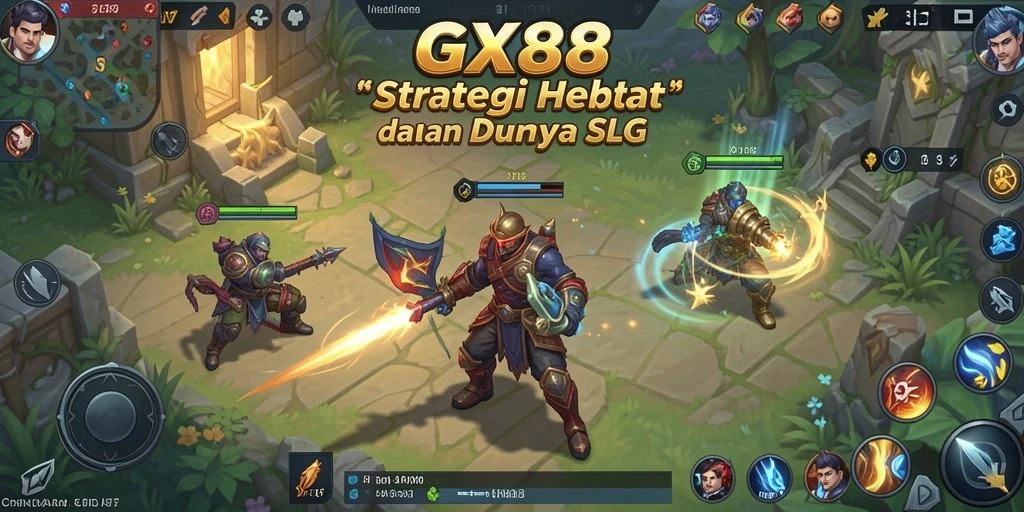 Tampilan gameplay menarik dari GX88 dengan elemen strategi SLG.