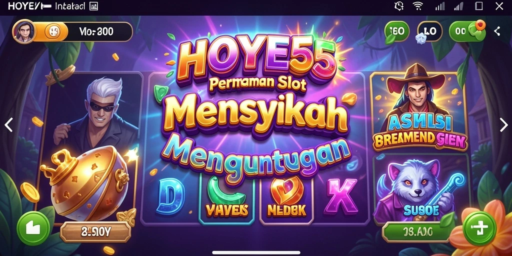 Gameplay slot yang mendebarkan dengan berbagai tema menarik.