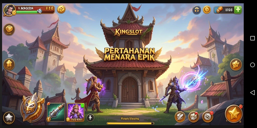 Gameplay KINGSLOT yang intens dan grafis yang memukau.