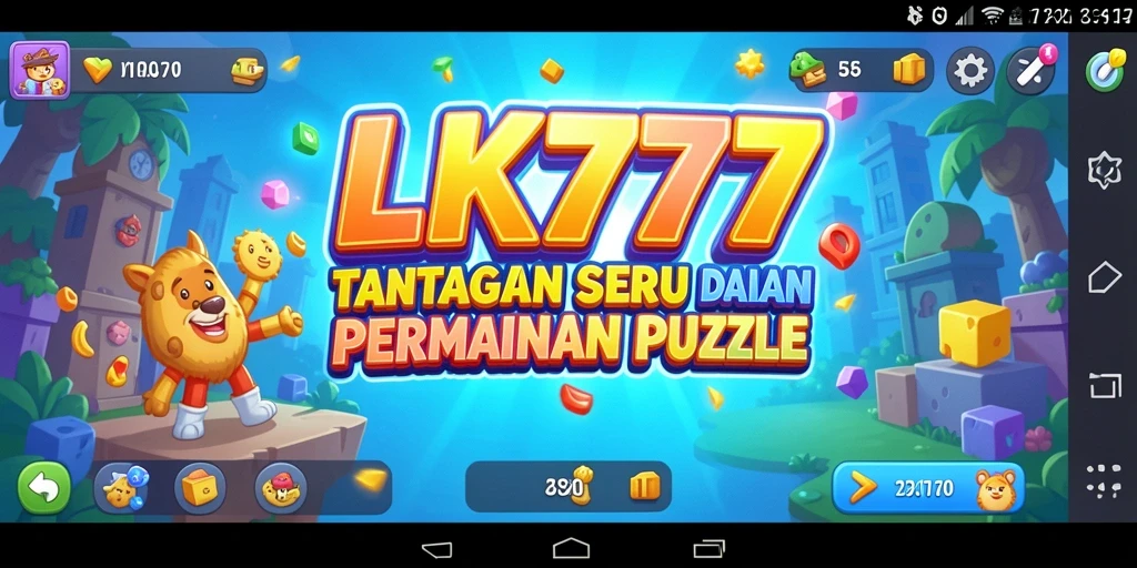 Screenshot gameplay LK777 menampilkan tantangan puzzle yang menantang.
