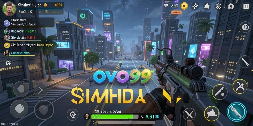 Tampilan gameplay OVO99 dengan interaksi karakter yang mendalam.