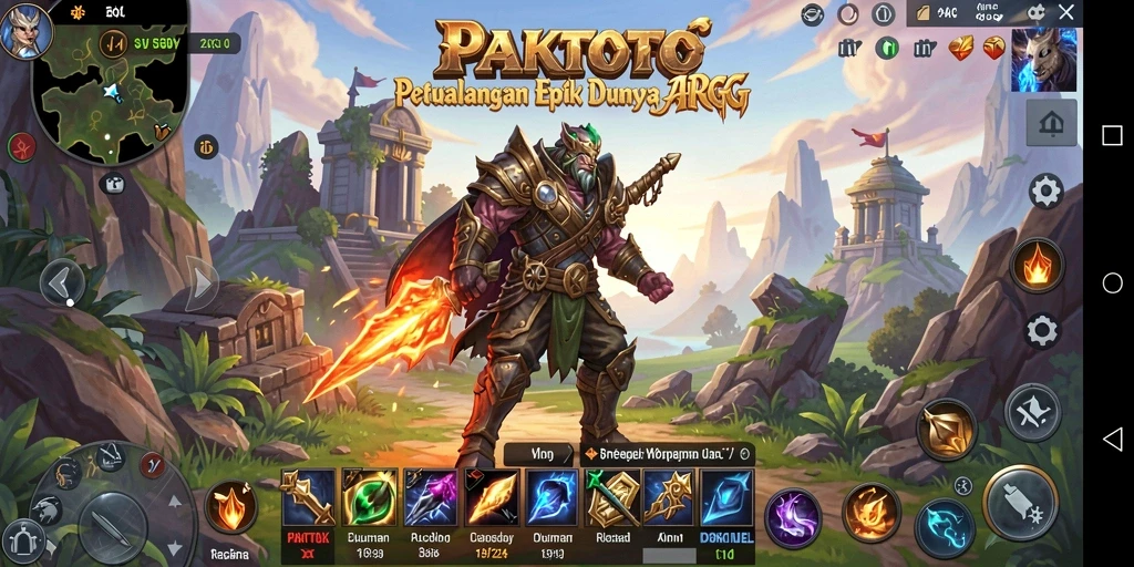 Tampilan menakjubkan dari gameplay ARPG PAKTOTO.
