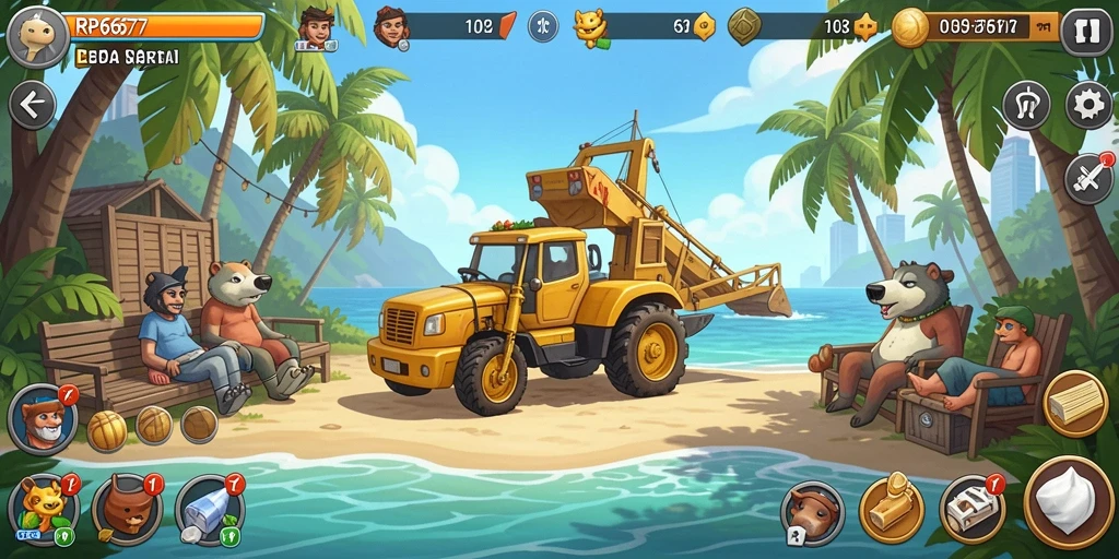 Tampilan gameplay seru dan penuh warna dari RP6677.
